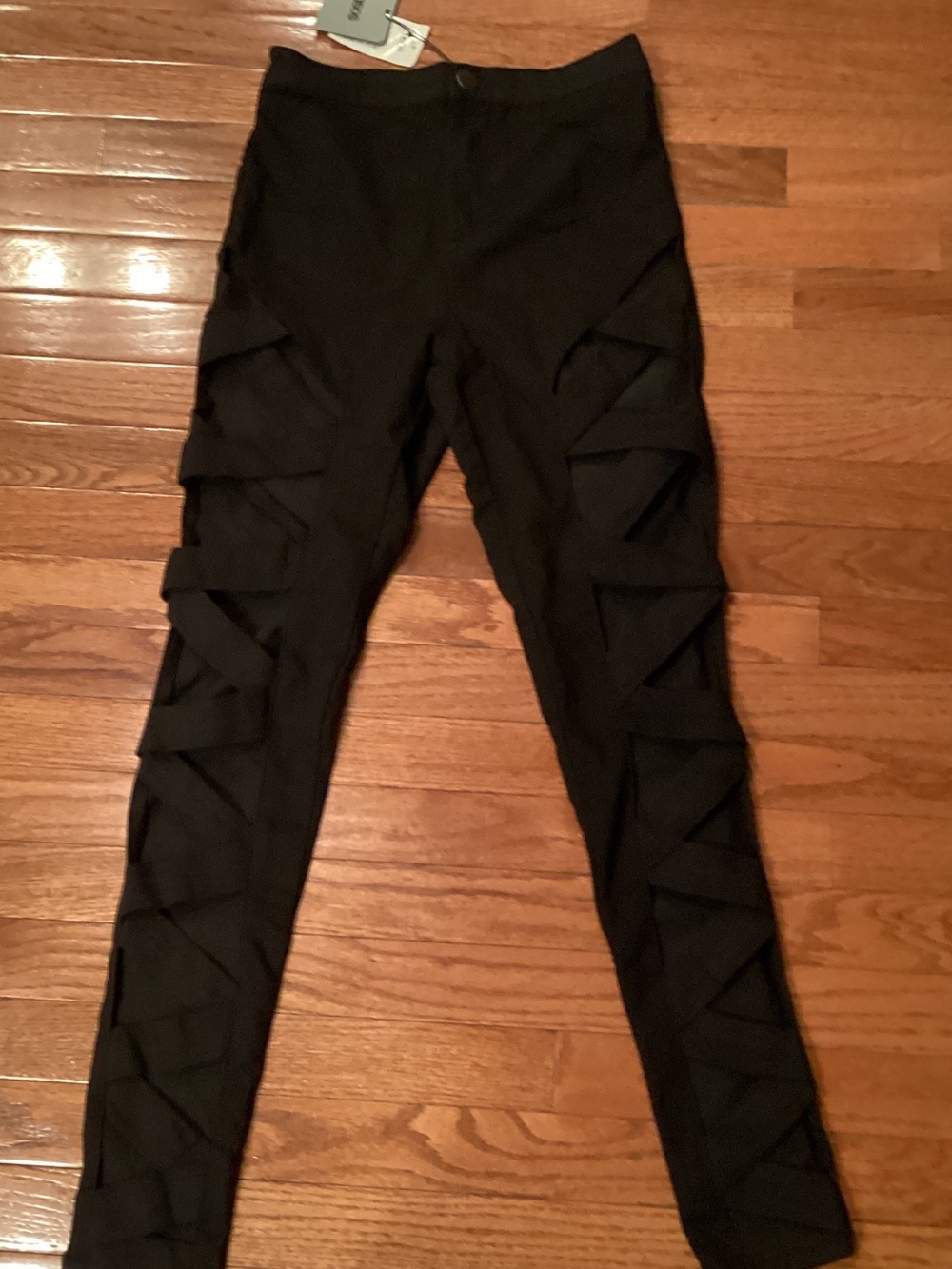 ASOS Black Women’s Jeggings with Ladder Cutouts